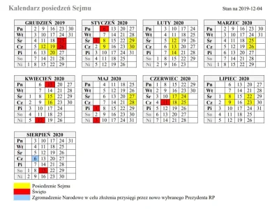 Brajanusz_hejterowy - #sejm #mirkosejm

Grudzień: 12, 19, 20
Styczeń: 8, 9, 29, 30
Lu...