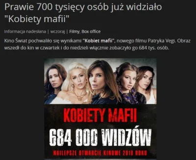 ayy__lmao - 700 000 osób widziało w Polsce nowy film Patryka Vegi Kobiety mafii. Film...