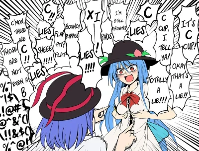 Smuffiasty - #randomanimeshit #touhou #ikunagae #tenshihinanawi