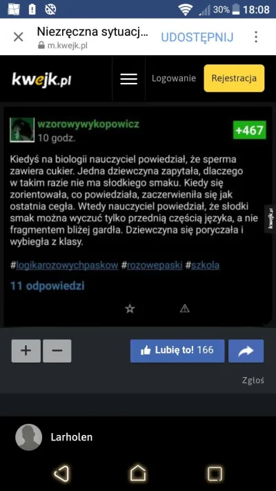 Siwypan - Ten uczuć gdy kolega na whatsappie wysyła ci obrazek z kwejka z screenem ko...