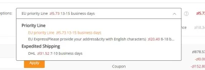tadocrostu - MIrki czy to Prority Line ale expresowe to też jest bez VAT??? 
Czy ten...
