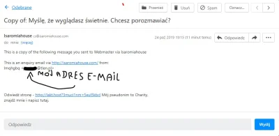 Detalowiec - Od wczoraj przychodzi mi na maila taki spam. Ktoś podał gdzieś mój adres...