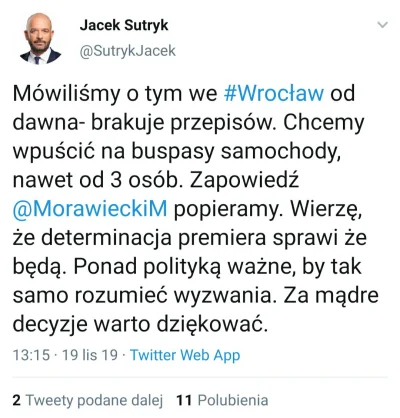 Tommy__ - Teraz Morawiecki powie, że buspas od 2 osób a Jaca go przelicytuje, że od 1...