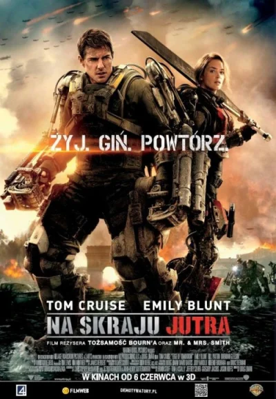 xaliemorph - > jaki film?

@2564: Edge of Tomorrow - Na skraju jutra