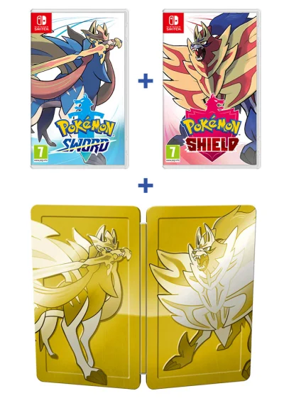 Maciek5000 - Ładny steelbook w preorderze dwupaku.

#pokemon #pokemonswordandshield...