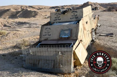 Zuben - SVIBIED ISIS zniszczony/przejęty przez ISIS Hunter wczoraj w okolicach Abu-Ka...