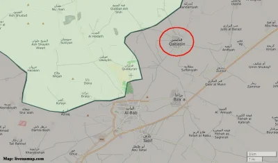 DowolnyNick - Północne Aleppo.
Qabasin padło, rebelianci w pełni kontrolują to kurdy...