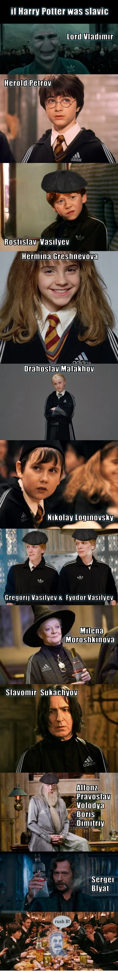 mfek00 - Jakby nazywały się postacie z serii "Harry Potter", gdyby akcja rozgrywała s...