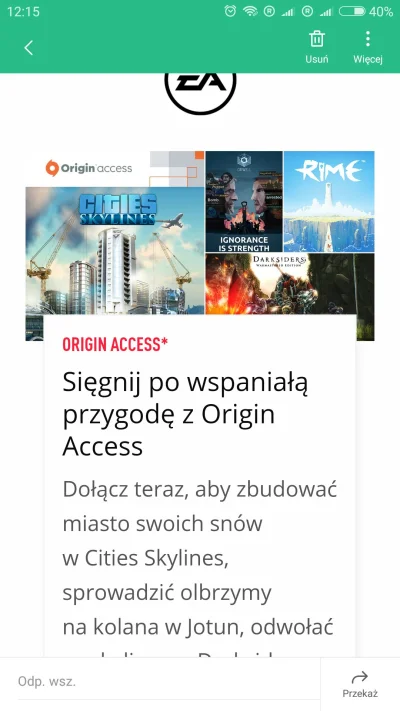 borysszyc - #citiesskylines w #origin Access. Ciekawe jak z modami będzie ( ͡º ͜ʖ͡º)