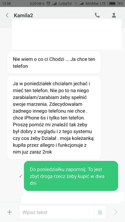 TompsonzPolski - @WiszWiKenTernBakTajm: z takim rakiem nie wygrasz, więc robię co mog...