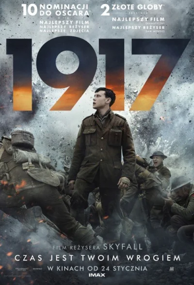 Szopin - Ale ten film był świetny!
Polecam jak jeszcze ktoś nie był. 
#1917 #kino #fi...