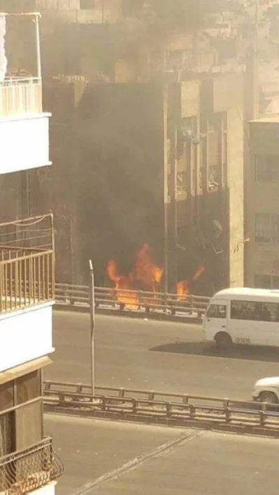 bilas - W Damaszku na posterunku policji wsadziło się trzech samobójców, ponad 25 ran...