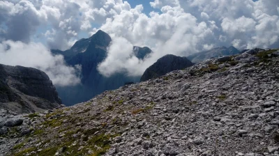 bambaleon - Triglav (2864 m.n.p.m.), najwyższy szczyt Słowenii. W komentarzu fotka ze...