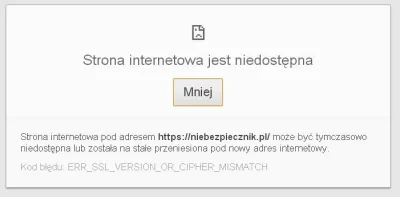 spere - @niebezpiecznik-pl: przy okazji, sorry że zawracam, ale od kilku dni gdy wcho...