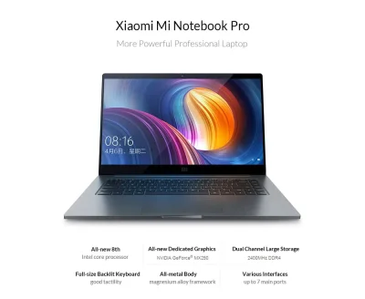 GearBest_Polska - == ➡️ Laptop Xiaomi Pro 2019 za 3773,27 zł ⬅️ ==

Ten laptop ma k...