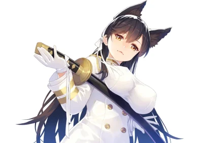 Mikian - #randomanimeshit #girlsandsword #kemonomimi #atago #azurlane