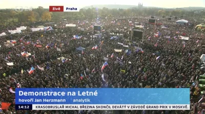 CXLV - W Czechach trwają protesty przeciwko rządowi premiera Andreja Babiša. Bierze w...