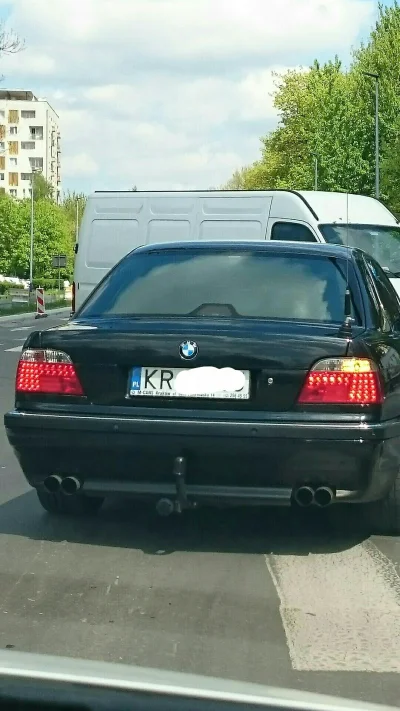 TheRans - piękne BMW serii 7 w wersji z niespotykanym pakietem kierunkowskazów. rzadk...