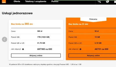 K.....k - Orientuje się ktoś czy jakiś operator sprzedaje nolimity internetu na dzień...