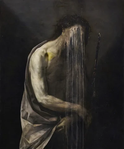 mull - Nicola Samori, 2014 r., olej na blasze miedzianej 
#malarstwo #sztuka #sztuka...