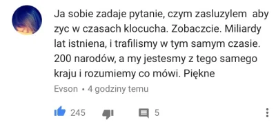 P.....1 - Piękny komentarz #klocuch