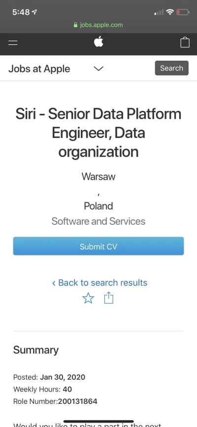 tiarecki - Siri po polsku w iOS 14?!?!?!!oneone ( ͡° ͜ʖ ͡°) 

Źródło: https://jobs.ap...