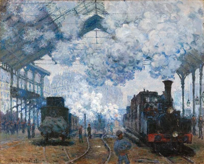 Agaress - Claude Monet - Dworzec Saint-Lazare, 1877

#malarstwo #sztuka #art