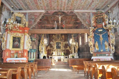 9.....y - W Kujawsko-Pomorskim również jest piękny drewniany kościół z malowidłami. J...