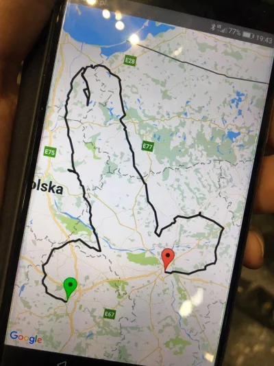 fundek - "Projekt PENIS"
Największy na świecie zapis GPS. Trasa 1057km przejechana p...