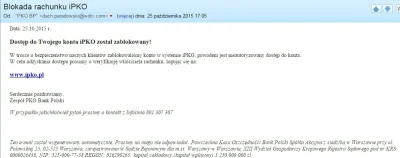 Rafalski84 - Ja też dostałem 2 razy email pomimo braku konta w Pko