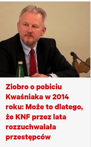 spere - Jaki Ziobro to jest sk, jakie to jest zero moralne

Kwaśniak to człowiek sk...