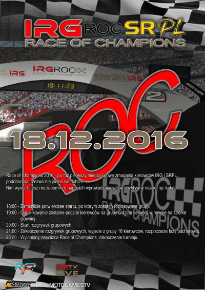 IRG-WORLD - 2 dni do wydarzenia!

Race of Champions 2016 - po raz pierwszy między l...