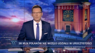 jan_zwyklak - W dzisiejszych wiadomościach TVP 1 dumnie podali, że w obchodach trzech...