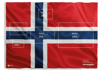 P.....r - Kreatywna reklama linii lotniczych.
#flagi #norwegia