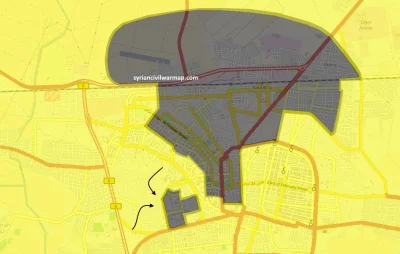 rybak_fischermann - Najnowsza mapa Rakki po zdobyciu dzielnicy Tashih
#syria #bitwao...