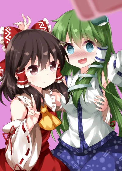 SirAves - #randomanimeshit #anime #touhou #reimuhakurei #sanaekochiya