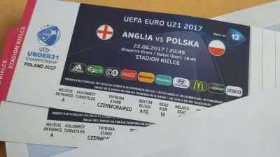kamdz - Mam do #rozdajo 2 bilety na mecz Polska - Anglia mistrzostw Euro 2017 U21 w p...