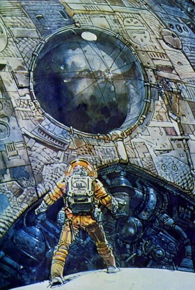 ColdMary6100 - #conceptart Jean #moebius Giraud dla #alien