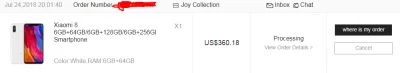 konto_zielonki - @mariusz5891: na JD przed chwilą kupiłem za 360$ 6/64GB ( ͡°( ͡° ͜ʖ(...