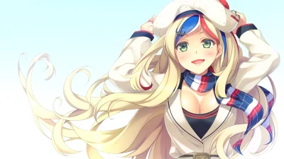 Azur88 - #randomanimeshit #anime #kantaicollection #teste #longhair #blonde #greeneye...