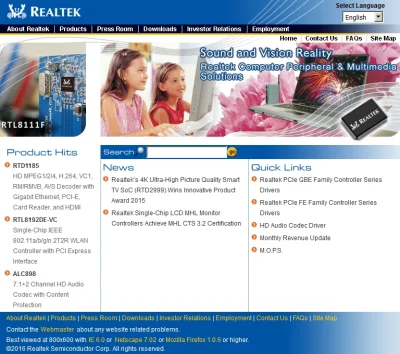 v.....y - #internet #webdesign #informatyka #realtek
Realtek to jeden z największych...
