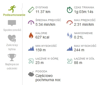 marooned - 378628.24 km - 11.37 km = 378616.87 km

Trzydziesty ósmy trening. Pierwszy...