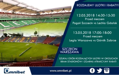 Omnibet - Halo Szczecin! Halo Warszawa! są rabaty do zgarnięcia. Szczegóły na załączo...