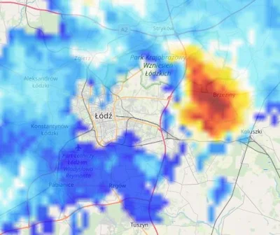 epll - Nawet burza nie chce odwiedzić #lodz xD