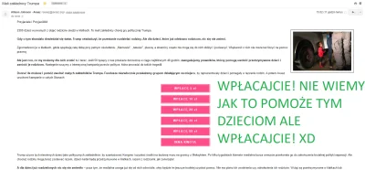 F.....k - Takiego maila dostałem od tych pseudo działaczy z Avaaz. Na początku byłem ...