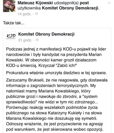 karmazynowyklaun - Marian Kowalski przynajmniej takim samym zagrożeniem dla Polski ja...