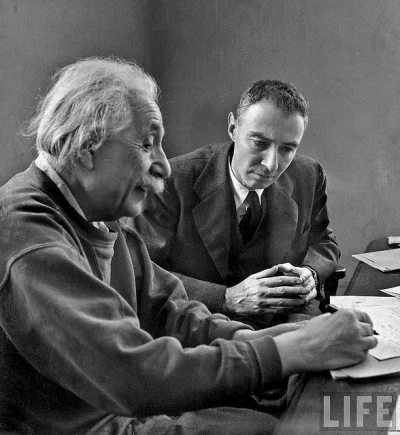 nawon - #einstein #oppenheimer #1947 #fotohistoria