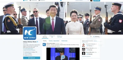 Laliqu - Widzieliście co ma China Xinhua News na swoim twitterze jako tło? ( ͡° ͜ʖ ͡°...