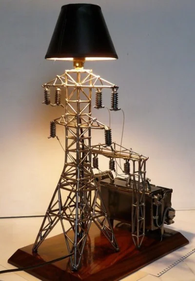 Mesk - Czadowa lampka własnej roboty (niestety nie mojej)
#diy #elektryka #fotografi...
