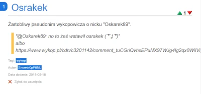 AnotherOther - @Oskarek89 Twój pseudonim doczekał się nawet definicji słownikowej.

...